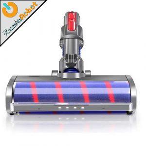 Cepillo con suave cabezal giratorio con luz LED para Dyson V6 V7 V8 V10 V11