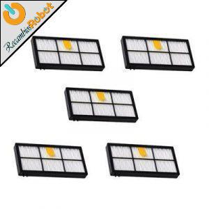 Pack 5 filtros Hepa. Roomba 800 900