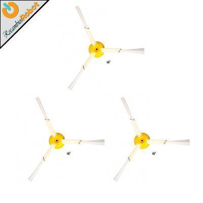 Pack 3 cepillos laterales de 3 aspas para Roomba 500 600 700 800 900