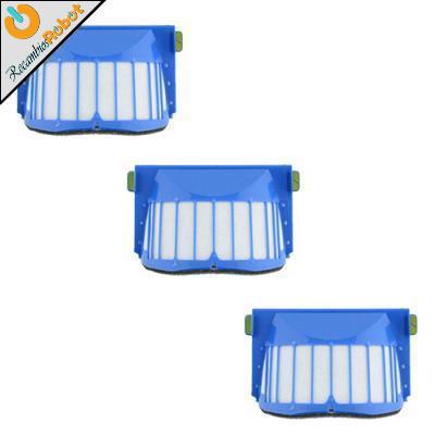 Pack 3 filtros Aerovac. Roomba 500 600