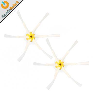 Pack 2 cepillos laterales de 6 aspas para Roomba 500 600 700 800 900
