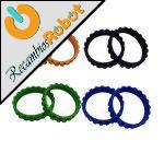 Pack 2 neumáticos rueda lateral para cualquier serie Roomba. Negro, Verde, Naranja o Azul