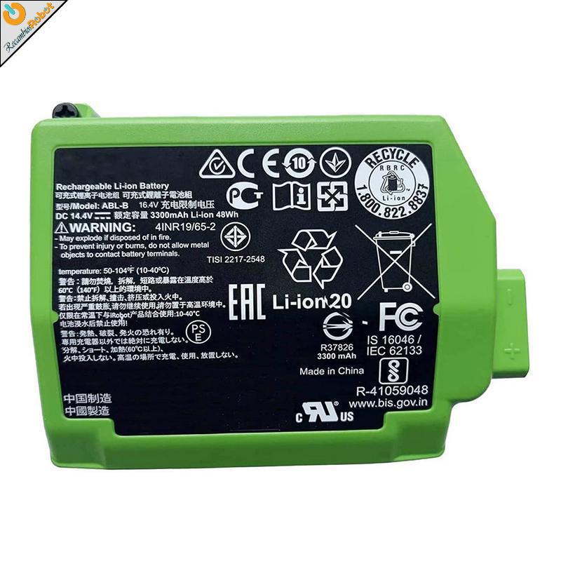 Batería de litio de 3300 mah para Roomba S9