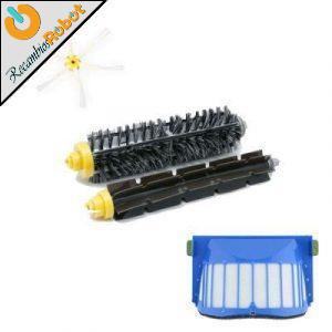 Pack rodillos, cepillos y filtro. Roomba 600