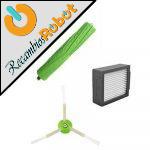 Pack rodillos, cepillo y filtro. Roomba E5 E6 E7 I7 I6 I3 J7