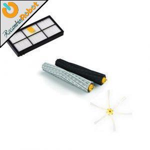 Pack rodillos aeroforce, cepillo y filtro para Roomba 800 900