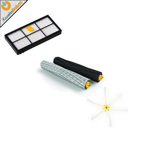 Pack rodillos aeroforce, cepillo y filtro para Roomba 800 900