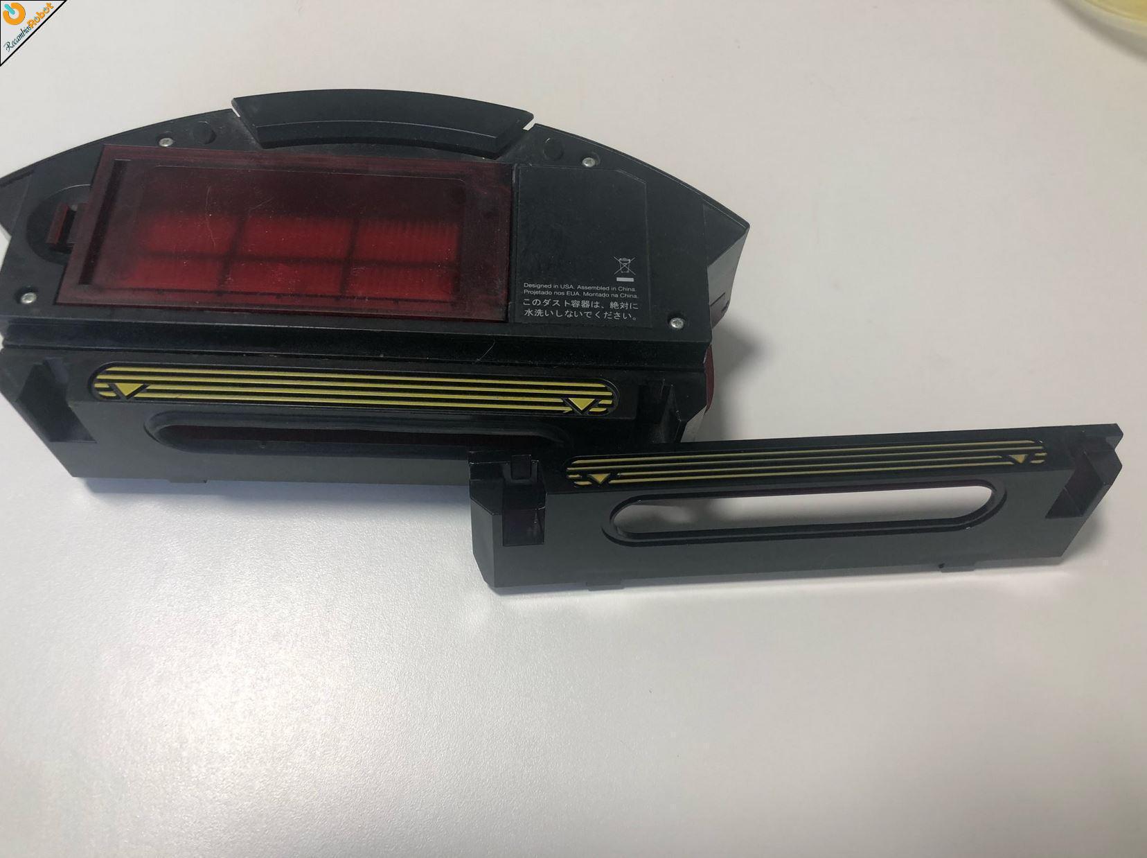 Puerta del cajón de polvo para depósito Aeroforce. Roomba 800 900