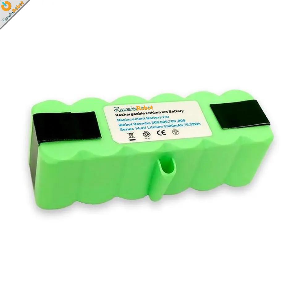 Bateria de litio 5300 mAh RECAMBIOSROBOT para Roomba 500 600 700 800