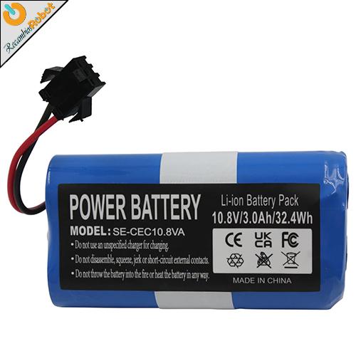 Batería de litio 3000 mAh para Cecotec Conga 750 890 Slim Wet