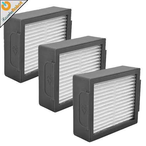Pack 3 Filtros Hepa para Roomba serie E5 E6 E7 I7 I5 I6 I3 I1 J7