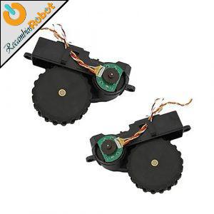 Pack ruedas laterales izquierda (L) y derecha (R). Cecotec Conga 3090