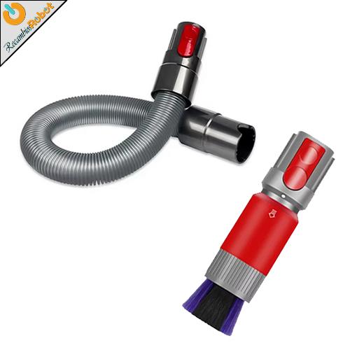 Cepillo antiarañazos y manguera flexible. Dyson Gen5