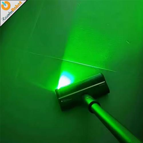 Luz láser para aspiradora vertical