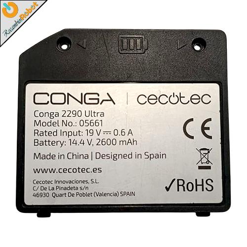 Tapa batería. Cecotec Conga 2290 Ultra