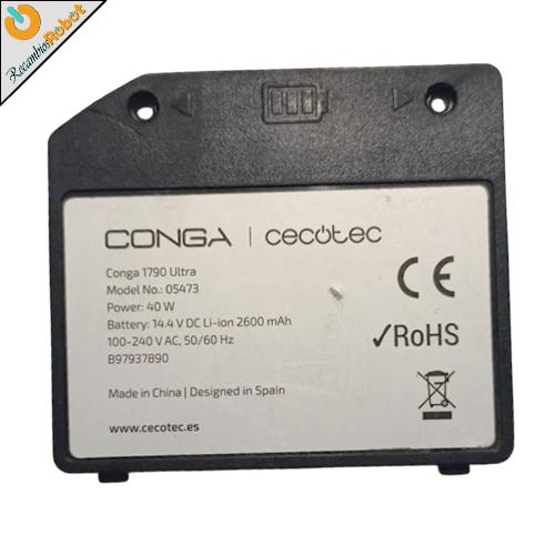 Tapa batería. Cecotec Conga 1790 Ultra