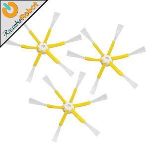 Diseño Vaticano. Pack 3 cepillos lateral 6 aspas Roomba 500 600 700 800 900 - Roomba 800 900