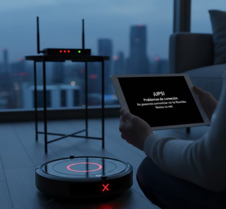 Problemas de conexión en Roomba