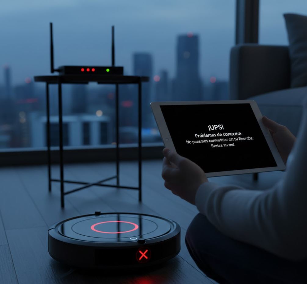 Problemas de conexión en Roomba