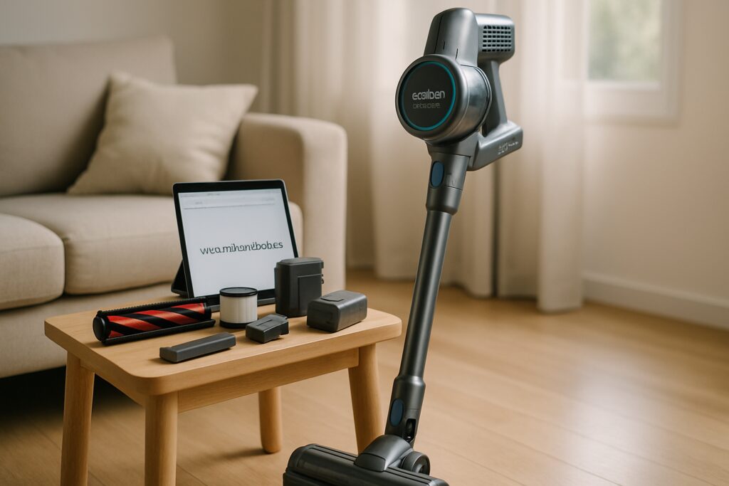 Tu primer Rockstar: cómo elegir un aspirador vertical Cecotec y encontrar recambios fiables en España