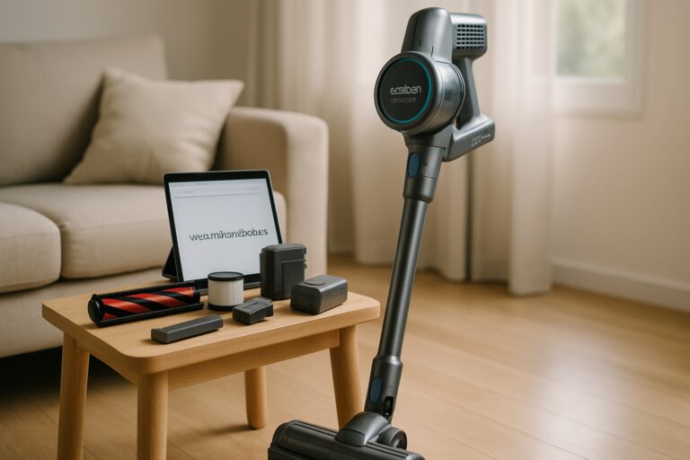 Tu primer Rockstar: cómo elegir un aspirador vertical Cecotec y encontrar recambios fiables en España