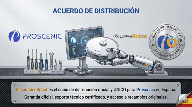 Proscenic y Recambios Robot: La Alianza Definitiva para el Hogar Inteligente en España