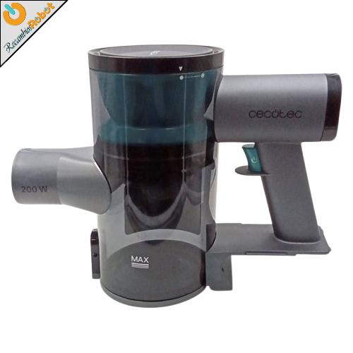 Cuerpo motor y depósito de polvo. Cecotec Rockstar Nonstop Wet
