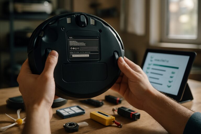 Cómo identificar el modelo exacto de tu robot aspirador para encontrar el recambio correcto