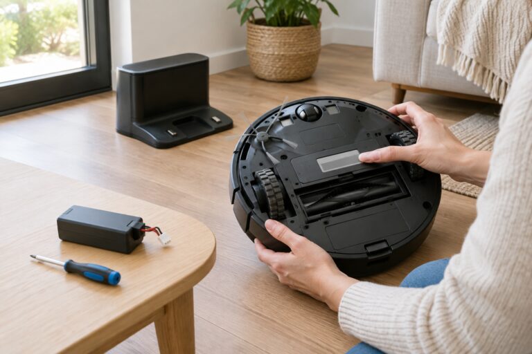 Cómo saber si la batería de tu robot aspirador está llegando al final de su vida útil