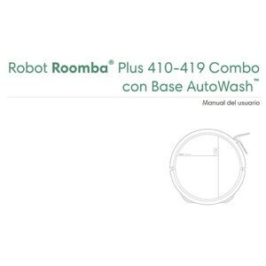 Manual Roomba Plus 410-419 Combo