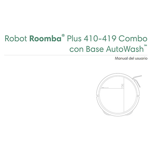 Manual Roomba Plus 410-419 Combo