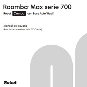 Manual Roomba Max 705 Combo